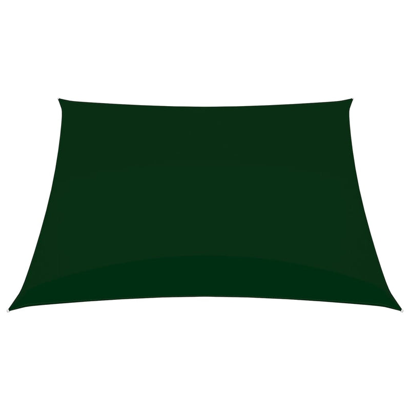 Sunshade Sail Oxford Fabric Square 3x3 m Dark Green