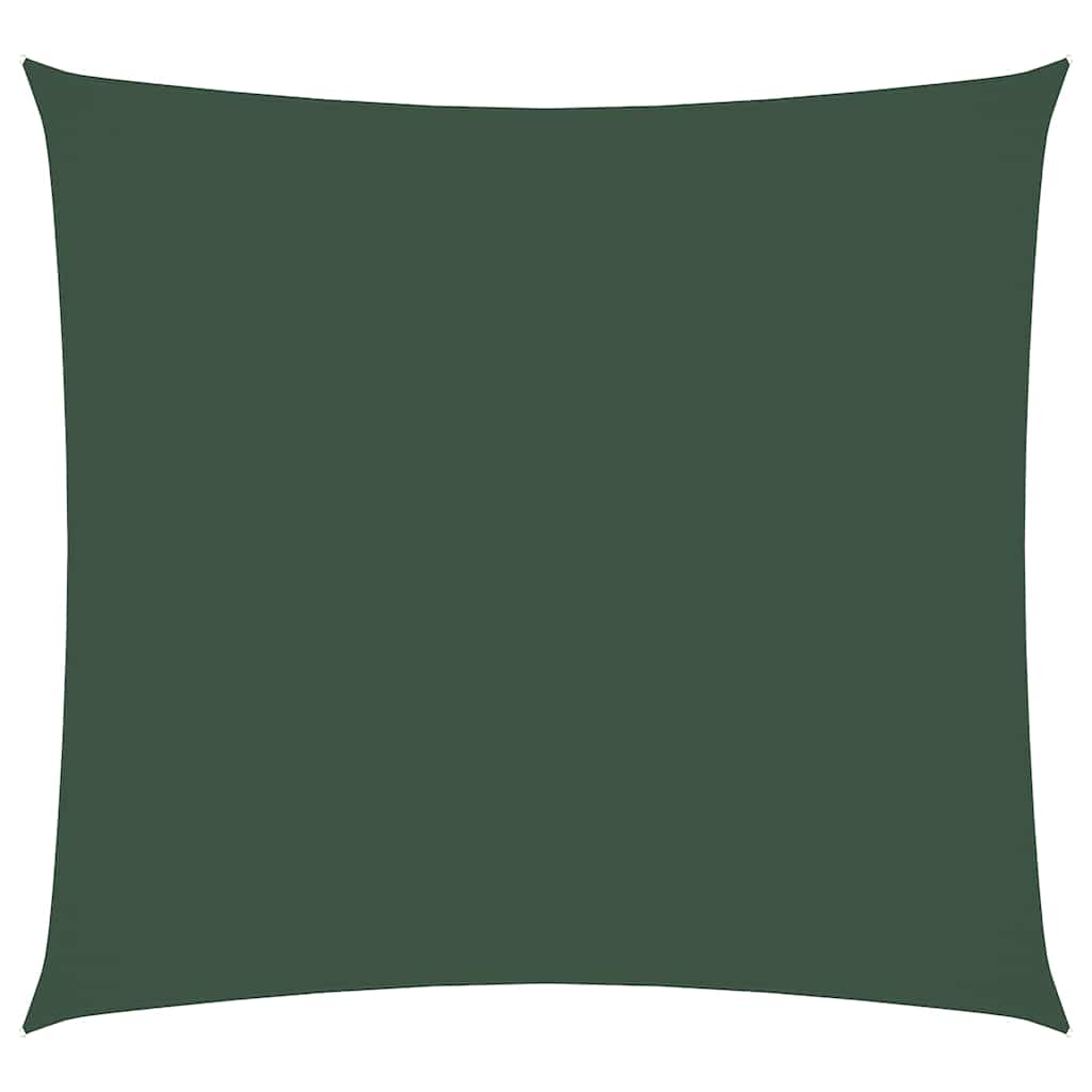 vidaXL Sunshade Sail Oxford Fabric Square 5x5 m Dark Green 2