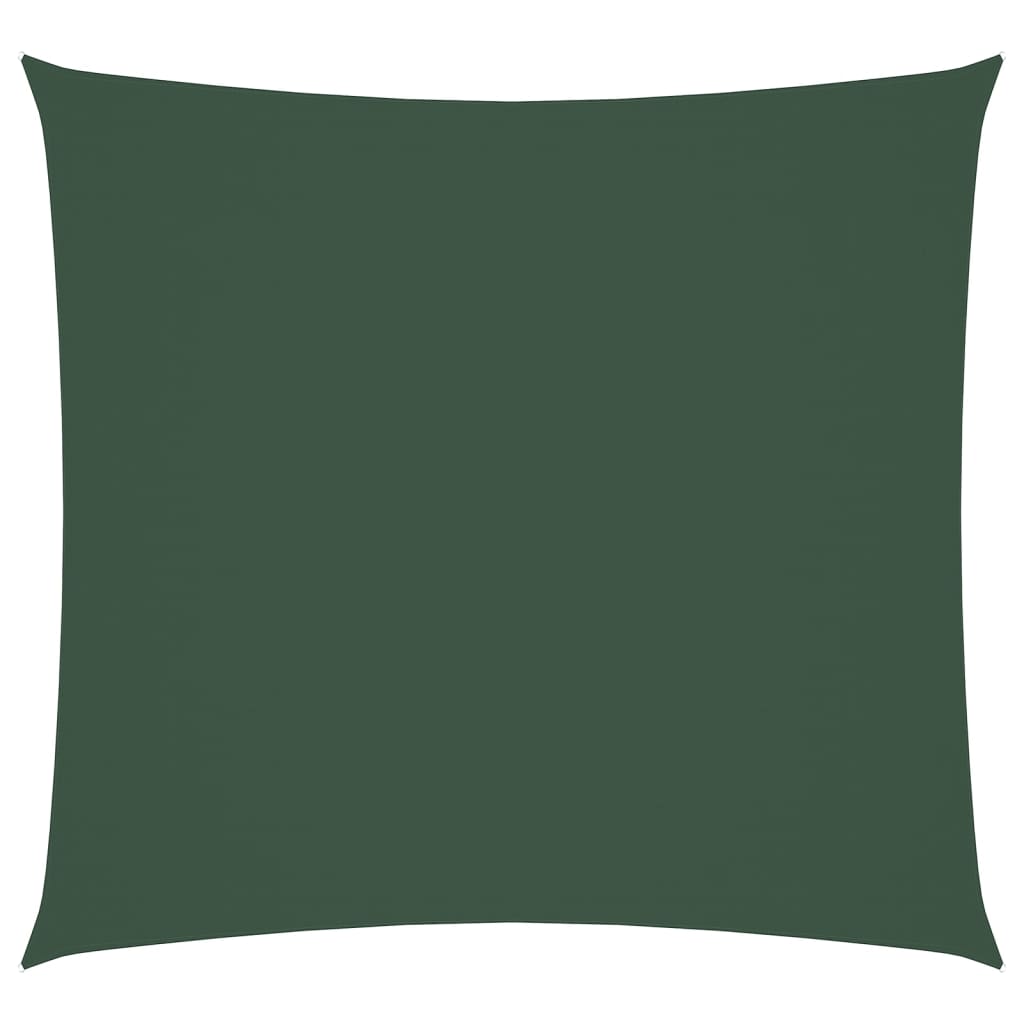 vidaXL Sunshade Sail Oxford Fabric Square 7x7 m Dark Green 2