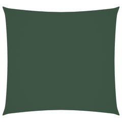 vidaXL Sunshade Sail Oxford Fabric Square 7x7 m Dark Green 2