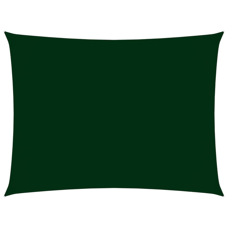 Sunshade Sail Oxford Fabric Rectangular 2x4 m Dark Green