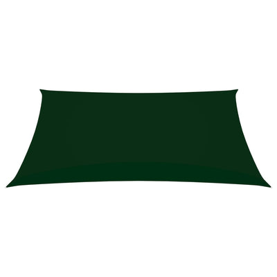 Sunshade Sail Oxford Fabric Rectangular 2x4 m Dark Green