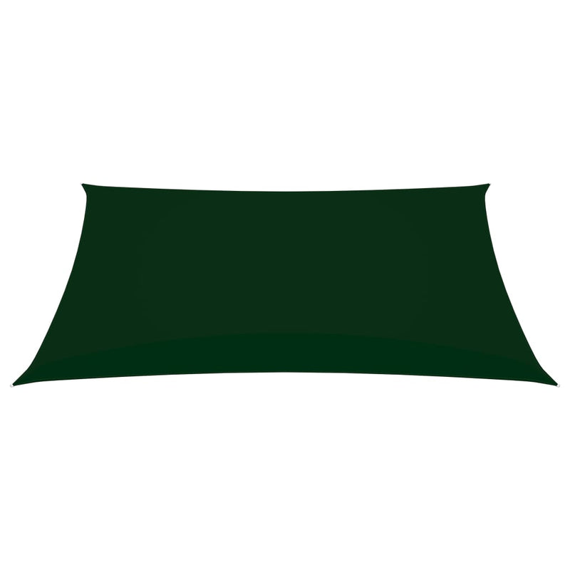 Sunshade Sail Oxford Fabric Rectangular 2x4 m Dark Green