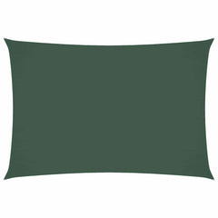 Sunshade Sail Oxford Fabric Rectangular 2.5x4.5 m Width 2.5 m Drop 4.5 m Dark green