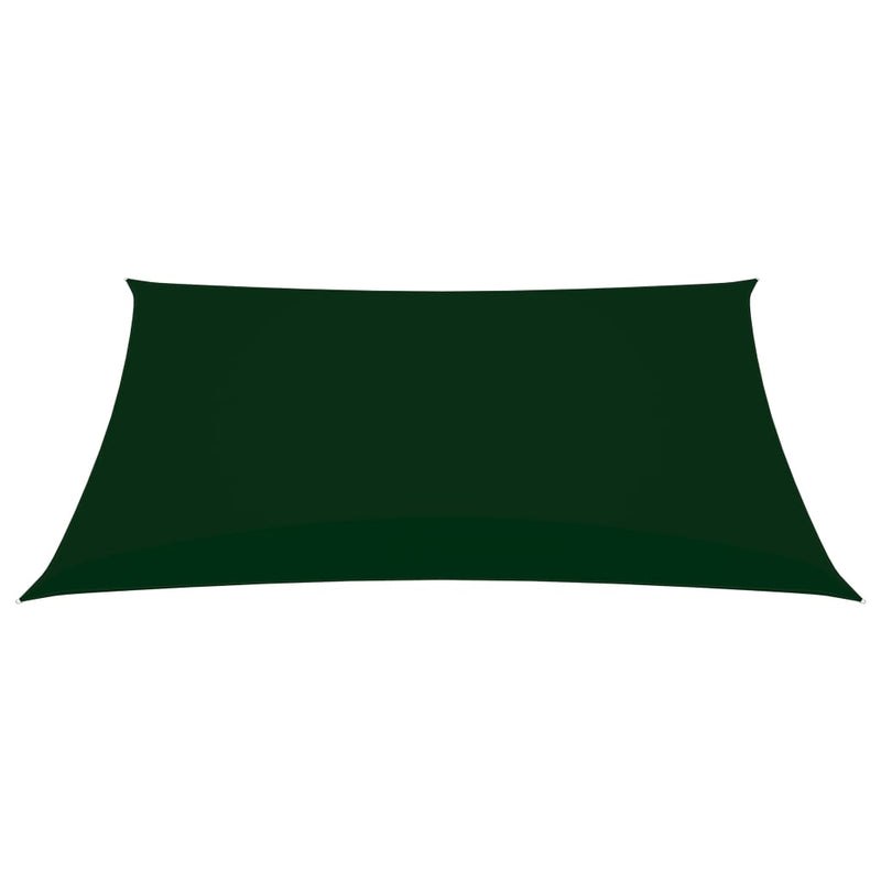 Sunshade Sail Oxford Fabric Rectangular 3x5 m Dark Green