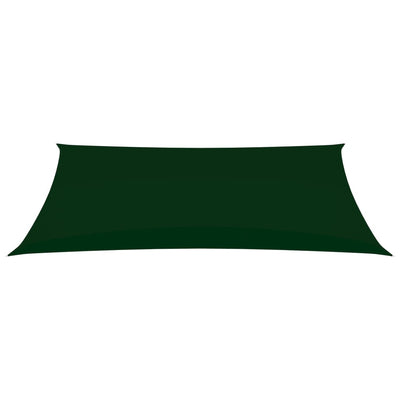 Sunshade Sail Oxford Fabric Rectangular 3x6 m Dark Green