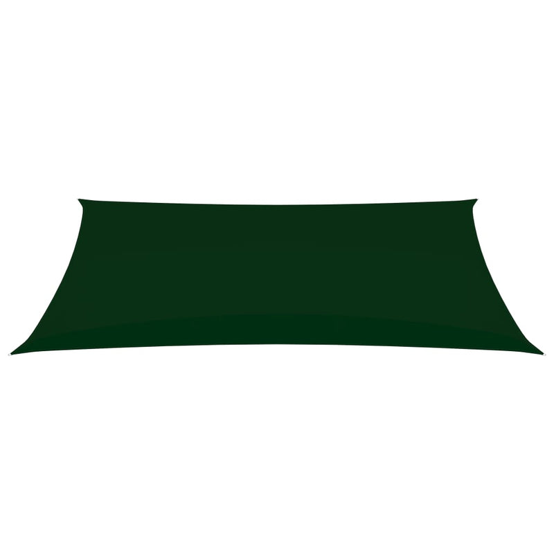 Sunshade Sail Oxford Fabric Rectangular 3x6 m Dark Green