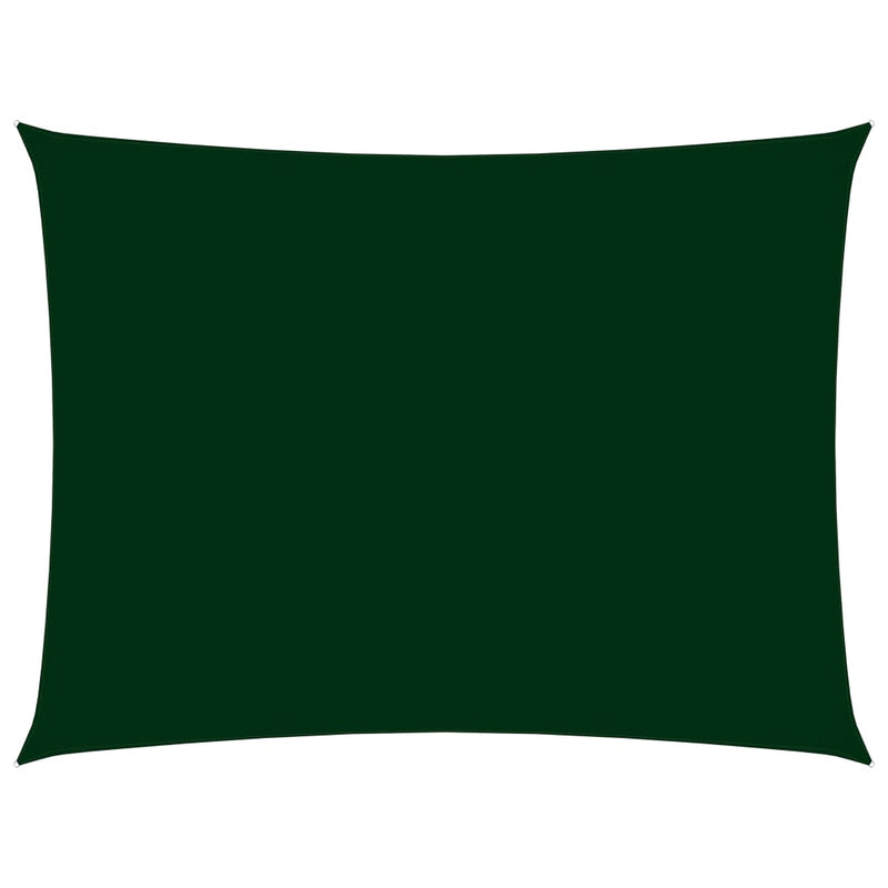 Sunshade Sail Oxford Fabric Rectangular 5x7 m Dark Green