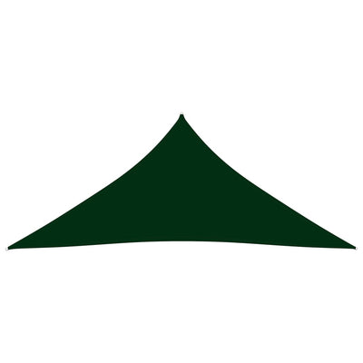 Sunshade Sail Oxford Fabric Triangular 4x4x4 m Dark Green