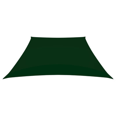 Sunshade Sail Oxford Fabric Trapezium 3/5x4 m Dark Green