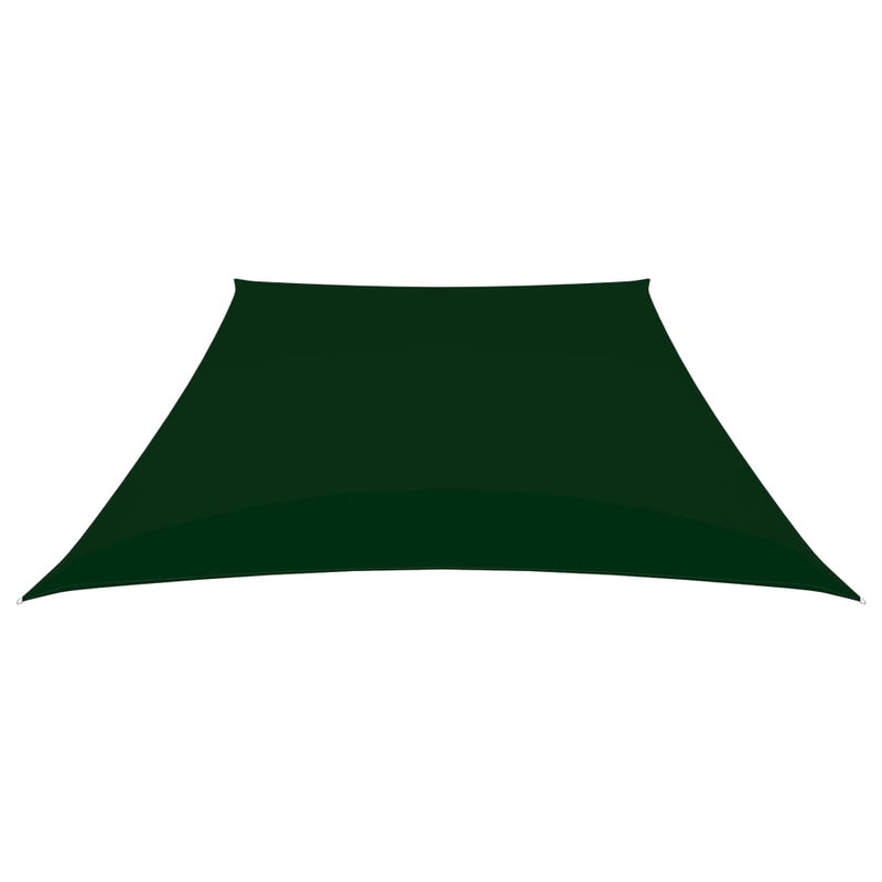 Sunshade Sail Oxford Fabric Trapezium 3/5x4 m Dark Green