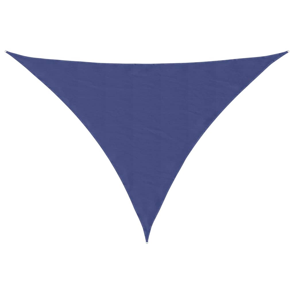 vidaXL Sunshade Sail Oxford Fabric Triangular 4x5x5 m Blue 2
