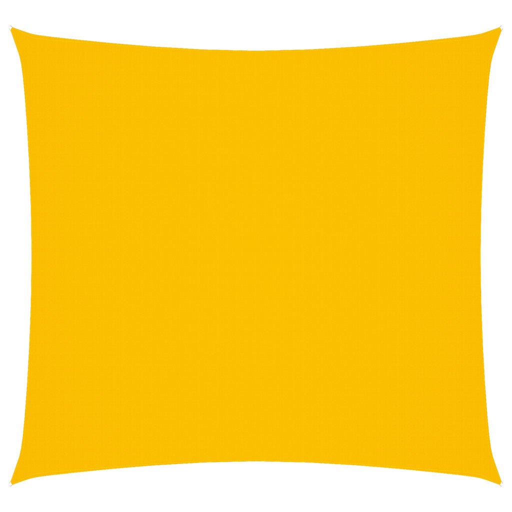 vidaXL Sunshade Sail Oxford Fabric Square 3.6x3.6 m Yellow 2