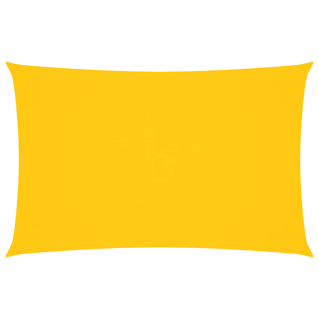 vidaXL Sunshade Sail Oxford Fabric Rectangular 2.5x5 m Yellow 2