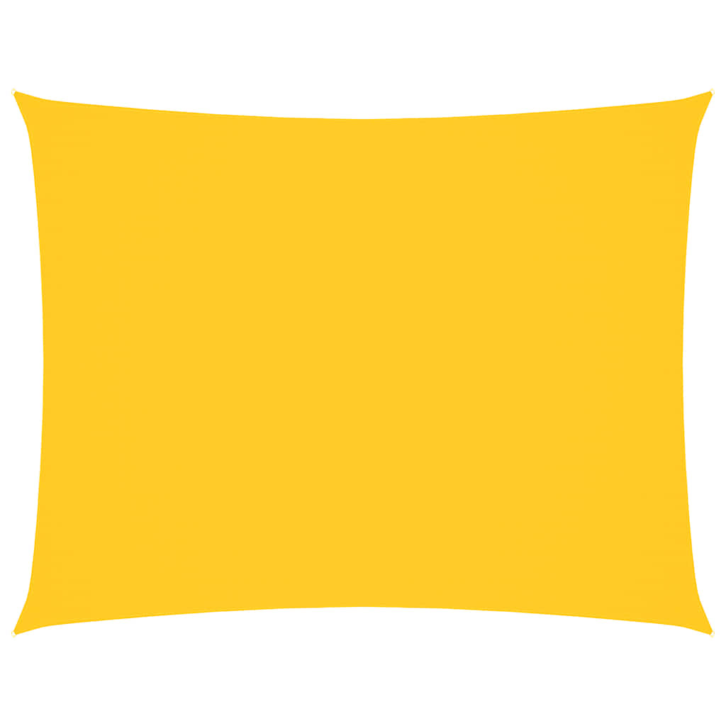 vidaXL Sunshade Sail Oxford Fabric Rectangular 3x4.5 m Yellow 2
