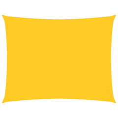 vidaXL Sunshade Sail Oxford Fabric Rectangular 3x4.5 m Yellow 2
