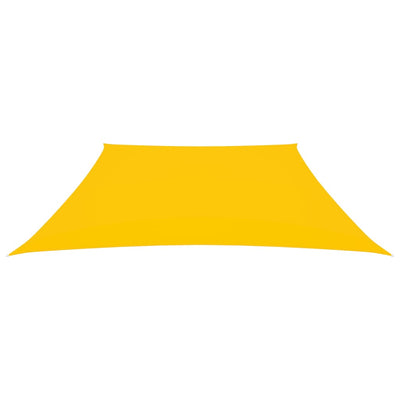 Sunshade Sail Oxford Fabric Trapezium 3/5x4 m Yellow