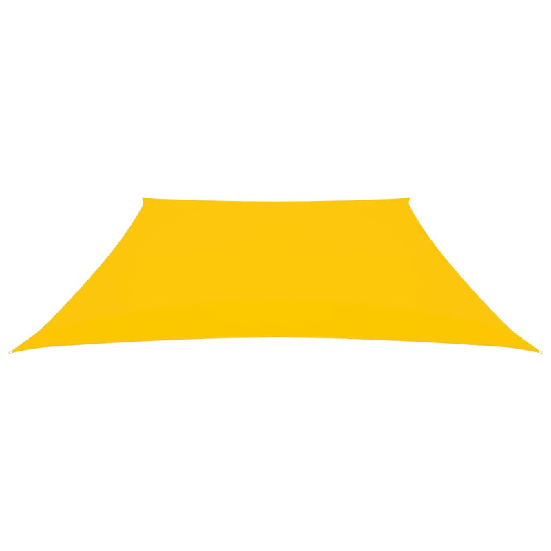 Sunshade Sail Oxford Fabric Trapezium 3/5x4 m Yellow