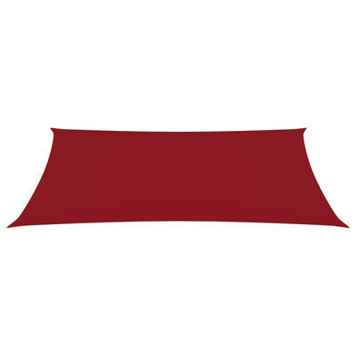 Sunshade Sail Oxford Fabric Rectangular 2x4.5 m Red