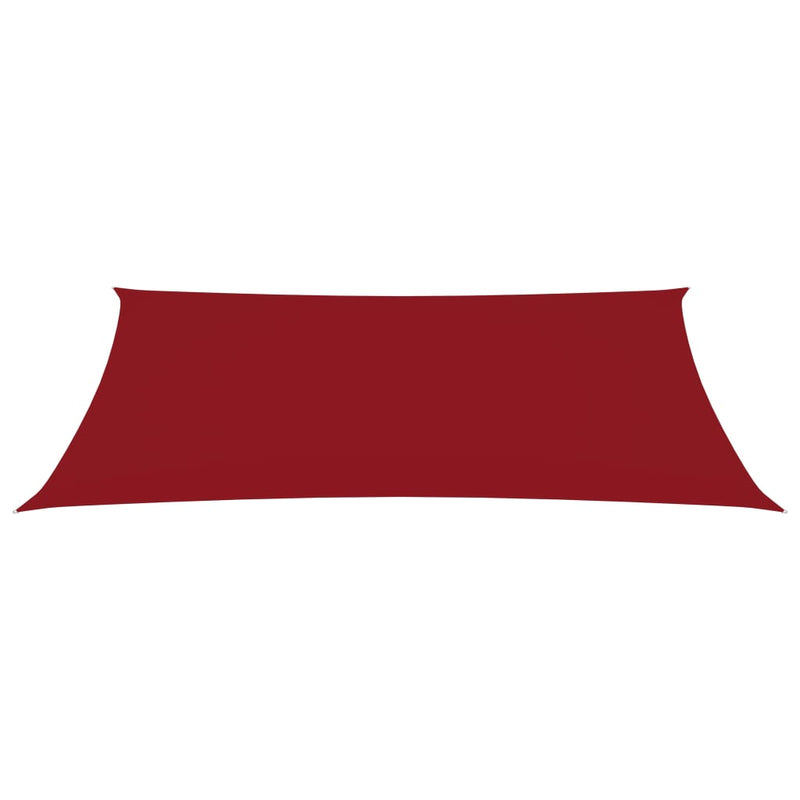 Sunshade Sail Oxford Fabric Rectangular 2x4.5 m Red