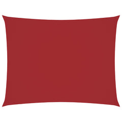 vidaXL Sunshade Sail Oxford Fabric Rectangular 2.5x4 m Red 2