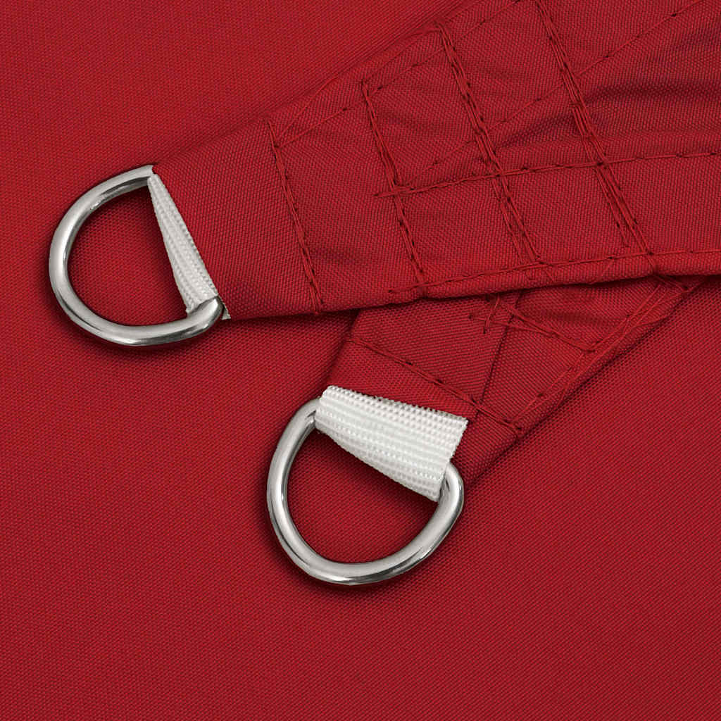 vidaXL Sunshade Sail Oxford Fabric Rectangular 2.5x4 m Red 5