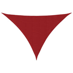 vidaXL Sunshade Sail Oxford Fabric Triangular 4x5x5 m Red 2