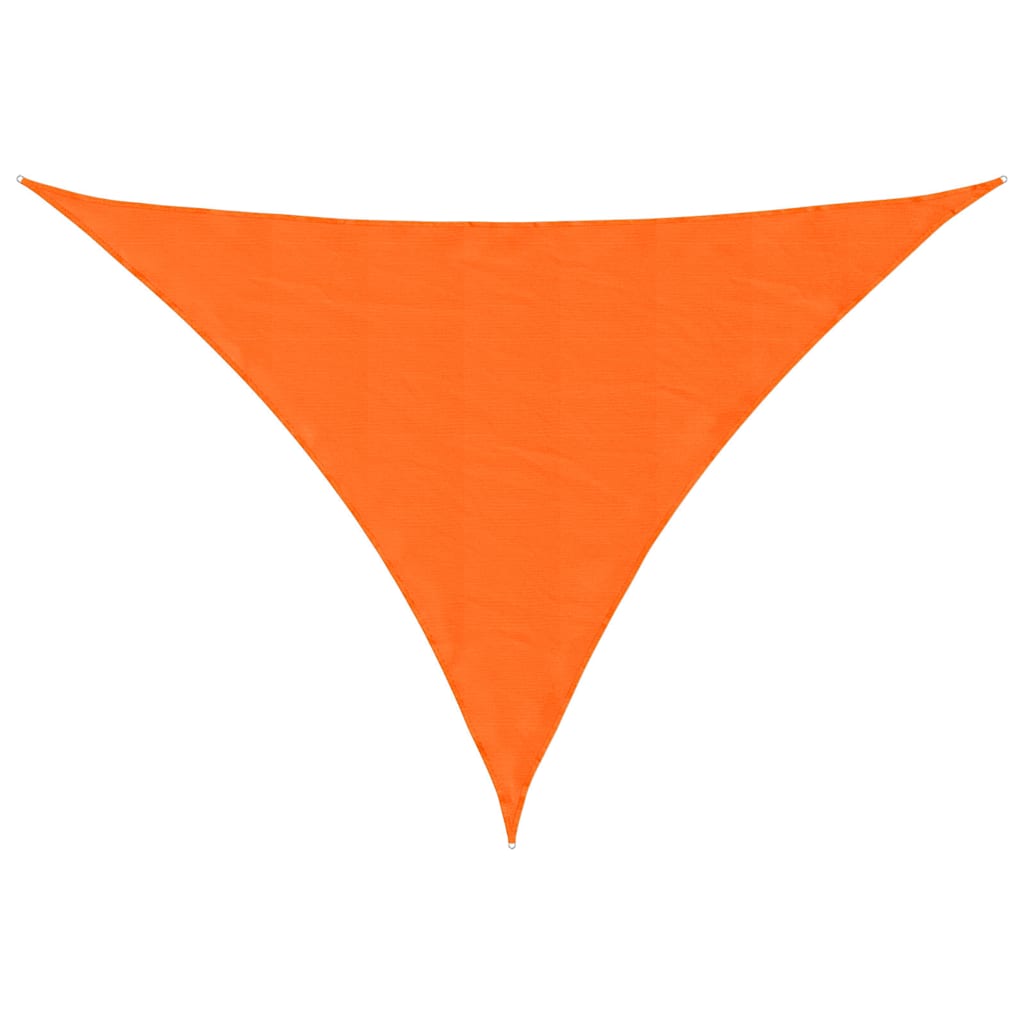 vidaXL Sunshade Sail Oxford Fabric Triangular 4x5x6.4 m Orange 2