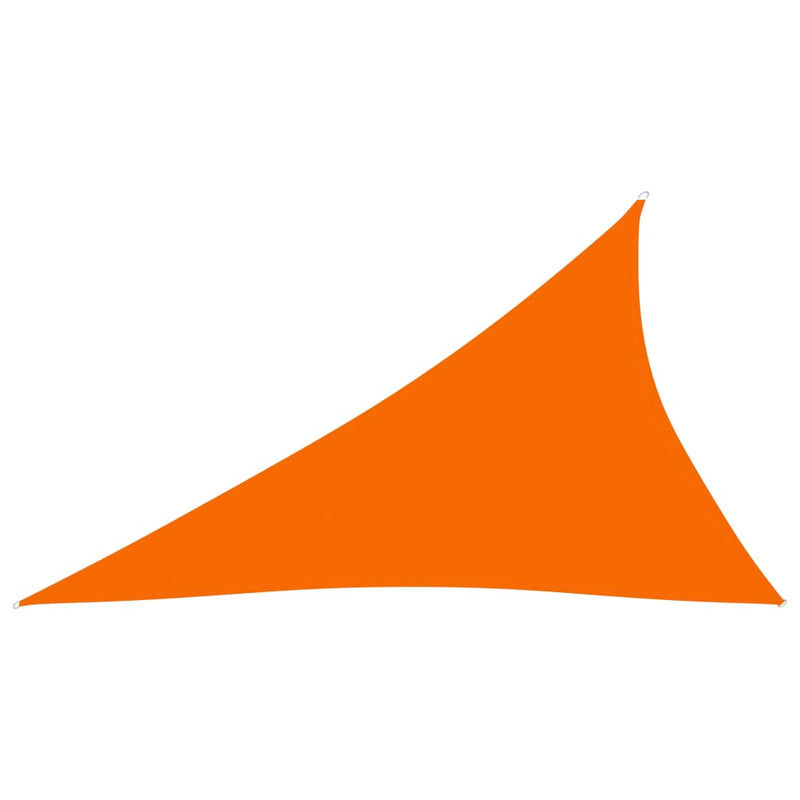 Sunshade Sail Oxford Fabric Triangular 4x5x6.4 m Orange