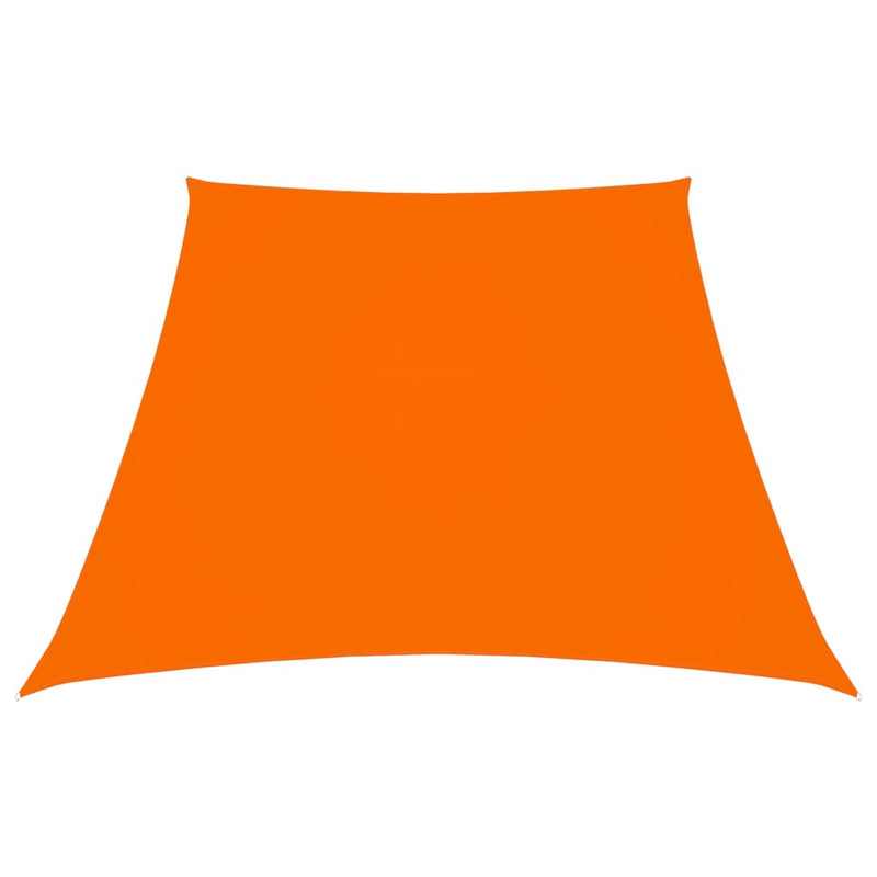 Sunshade Sail Oxford Fabric Trapezium 3/4x3 m Orange