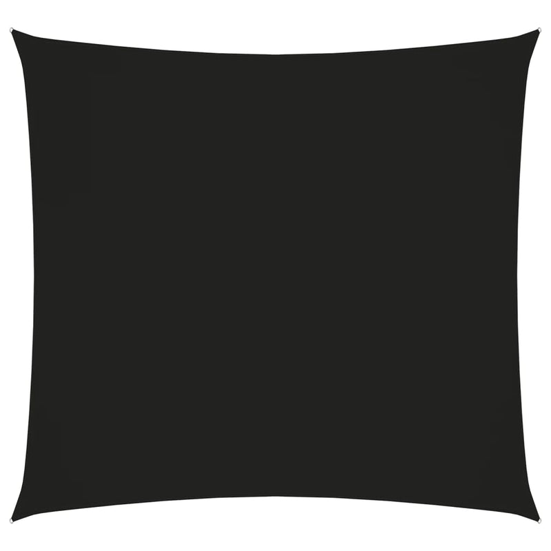 Sunshade Sail Oxford Fabric Square 3x3 m Black