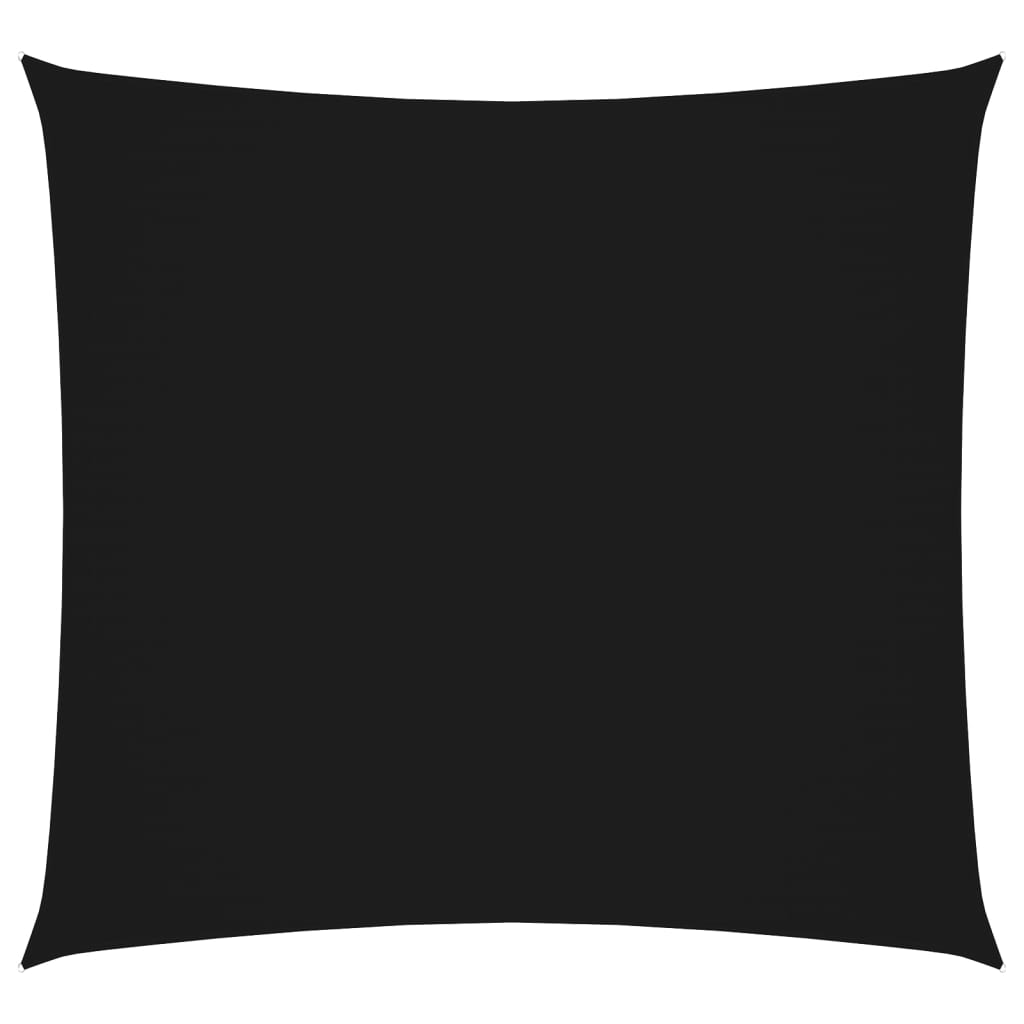 vidaXL Sunshade Sail Oxford Fabric Square 6x6 m Black 2