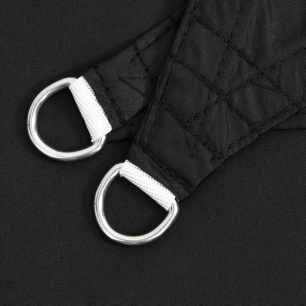 vidaXL Sunshade Sail Oxford Fabric Square 7x7 m Black 6