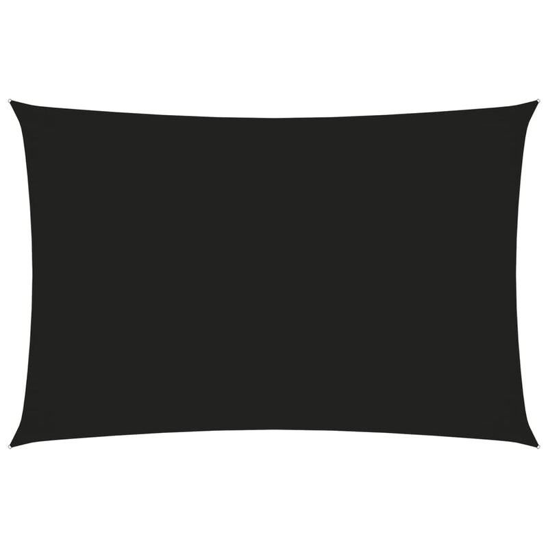 Sunshade Sail Oxford Fabric Rectangular 2x4 m Black