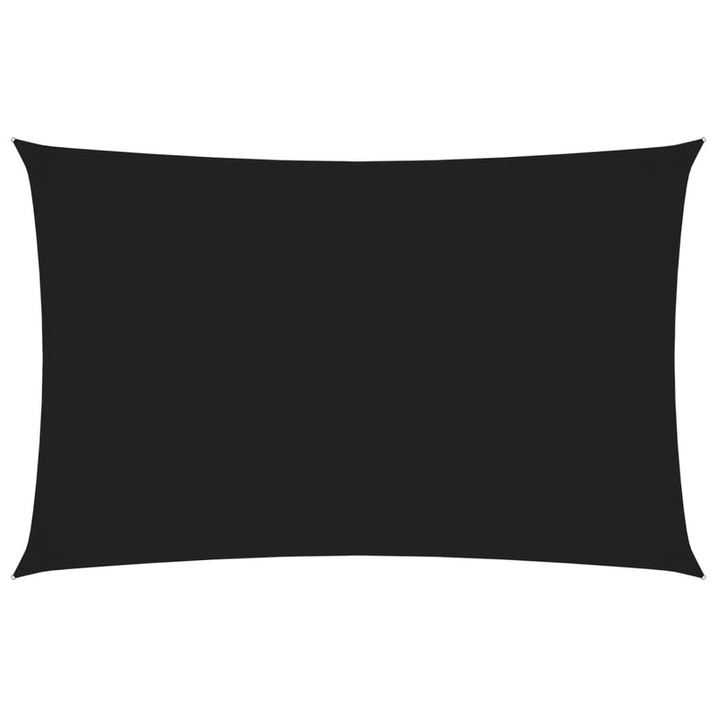 Sunshade Sail Oxford Fabric Rectangular 2x5 m Black