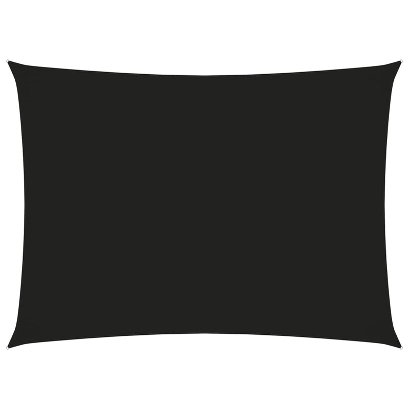 Sunshade Sail Oxford Fabric Rectangular 3.5x5 m Black