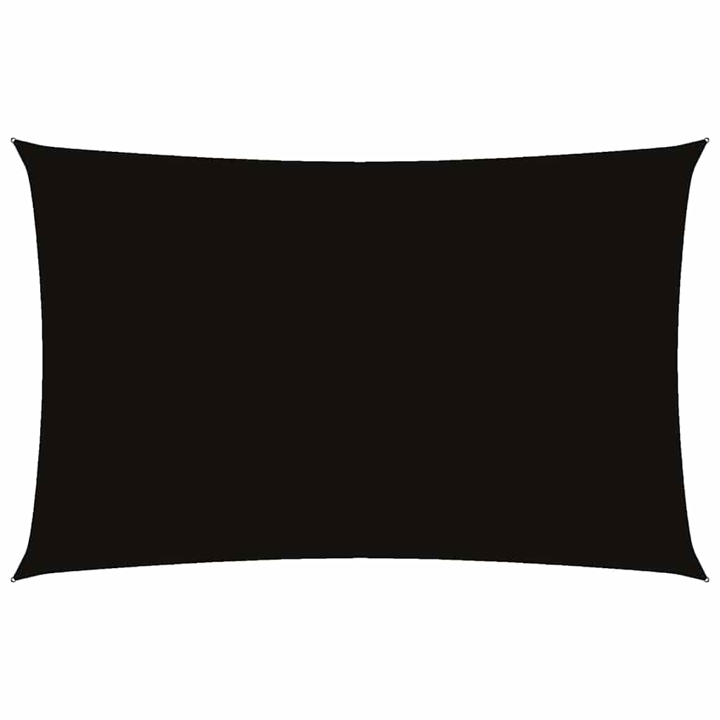 vidaXL Sunshade Sail Oxford Fabric Rectangular 4x7 m Black 2