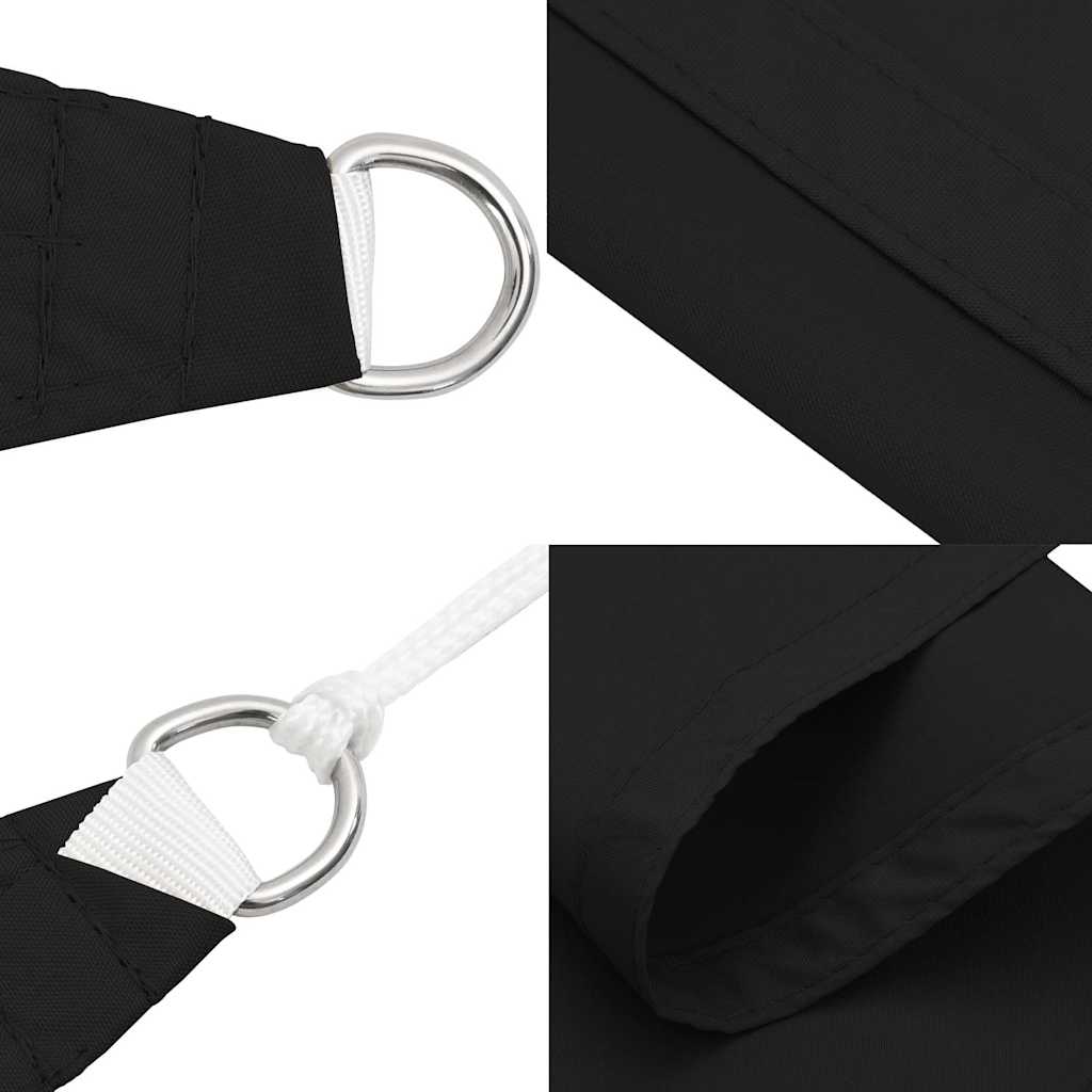 vidaXL Sunshade Sail Oxford Fabric Rectangular 4x7 m Black 6