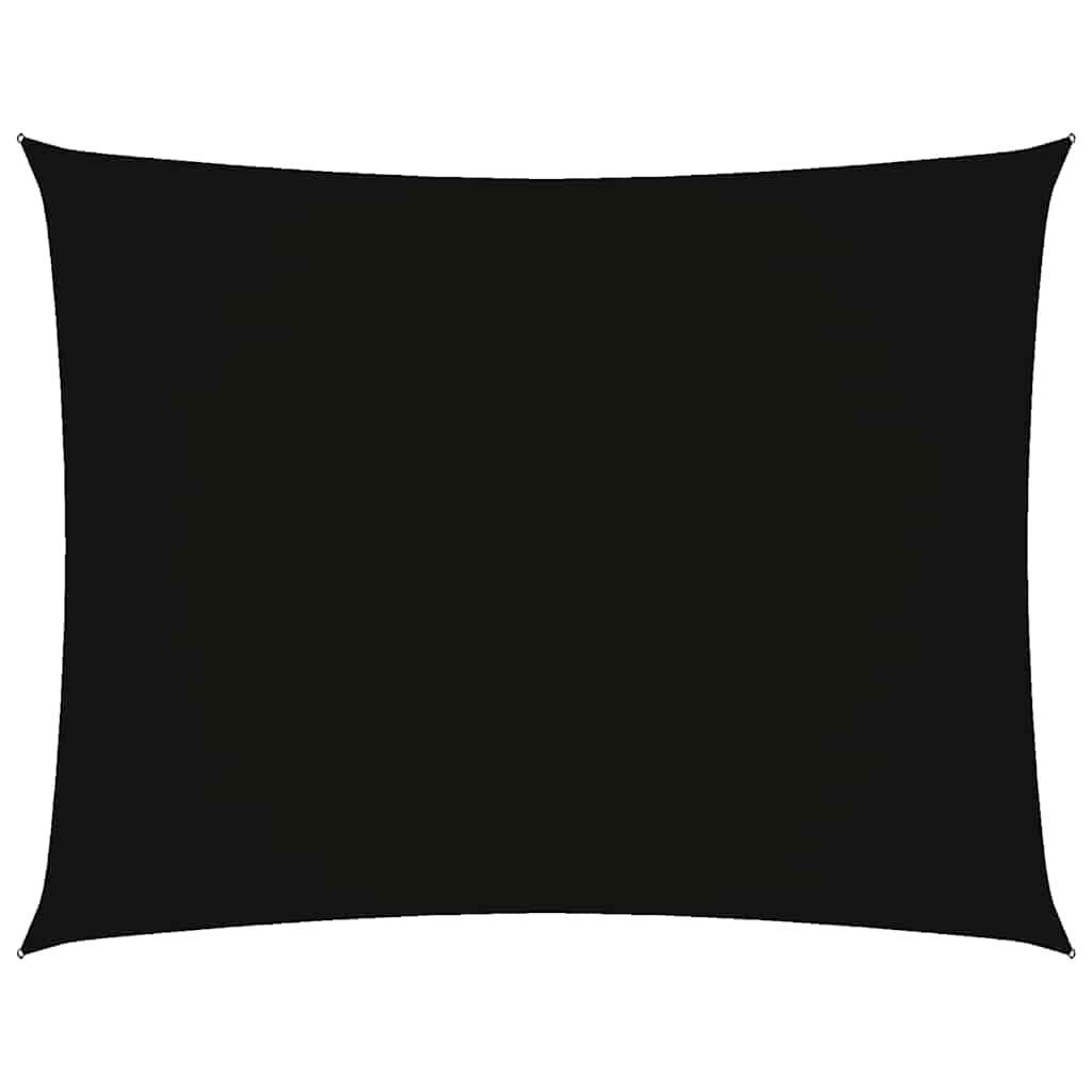 vidaXL Sunshade Sail Oxford Fabric Rectangular 5x7 m Black 2