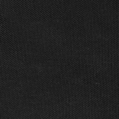 Sunshade Sail Oxford Fabric Triangular 5x6x6 m Black