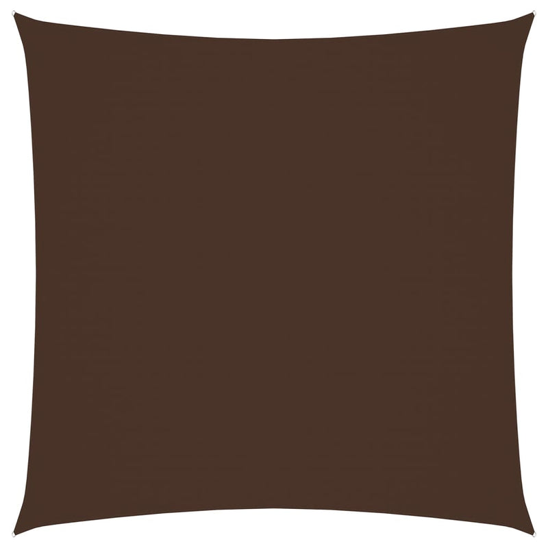 Sunshade Sail Oxford Fabric Square 3x3 m Brown