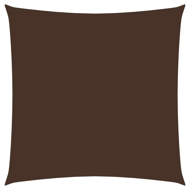 Sunshade Sail Oxford Fabric Square 3.6x3.6 m Brown