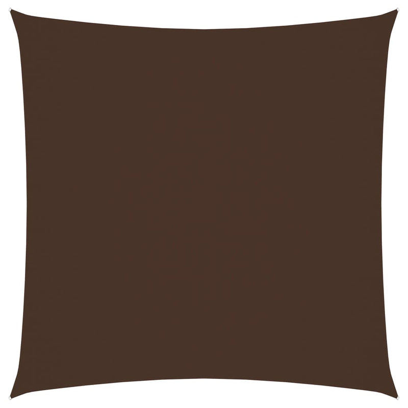 Sunshade Sail Oxford Fabric Square 6x6 m Brown