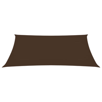 Sunshade Sail Oxford Fabric Rectangular 2x4 m Brown