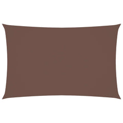 vidaXL Sunshade Sail Oxford Fabric Rectangular 2.5x5 m Brown 2
