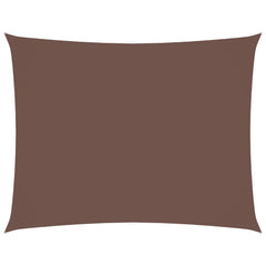vidaXL Sunshade Sail Oxford Fabric Rectangular 3.5x4.5 m Brown 2