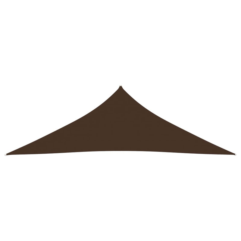 Sunshade Sail Oxford Fabric Triangular 4x4x5.8 m Brown