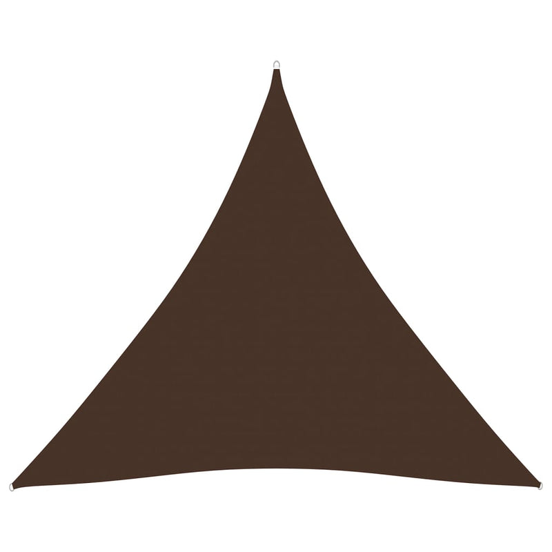 Sunshade Sail Oxford Fabric Triangular 4.5x4.5x4.5 m Brown