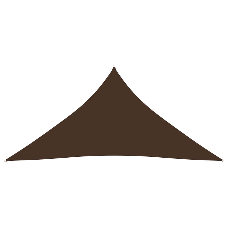 Sunshade Sail Oxford Fabric Triangular 4.5x4.5x4.5 m Brown