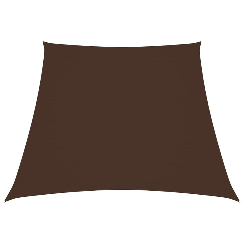 Sunshade Sail Oxford Fabric Trapezium 2/4x3 m Brown